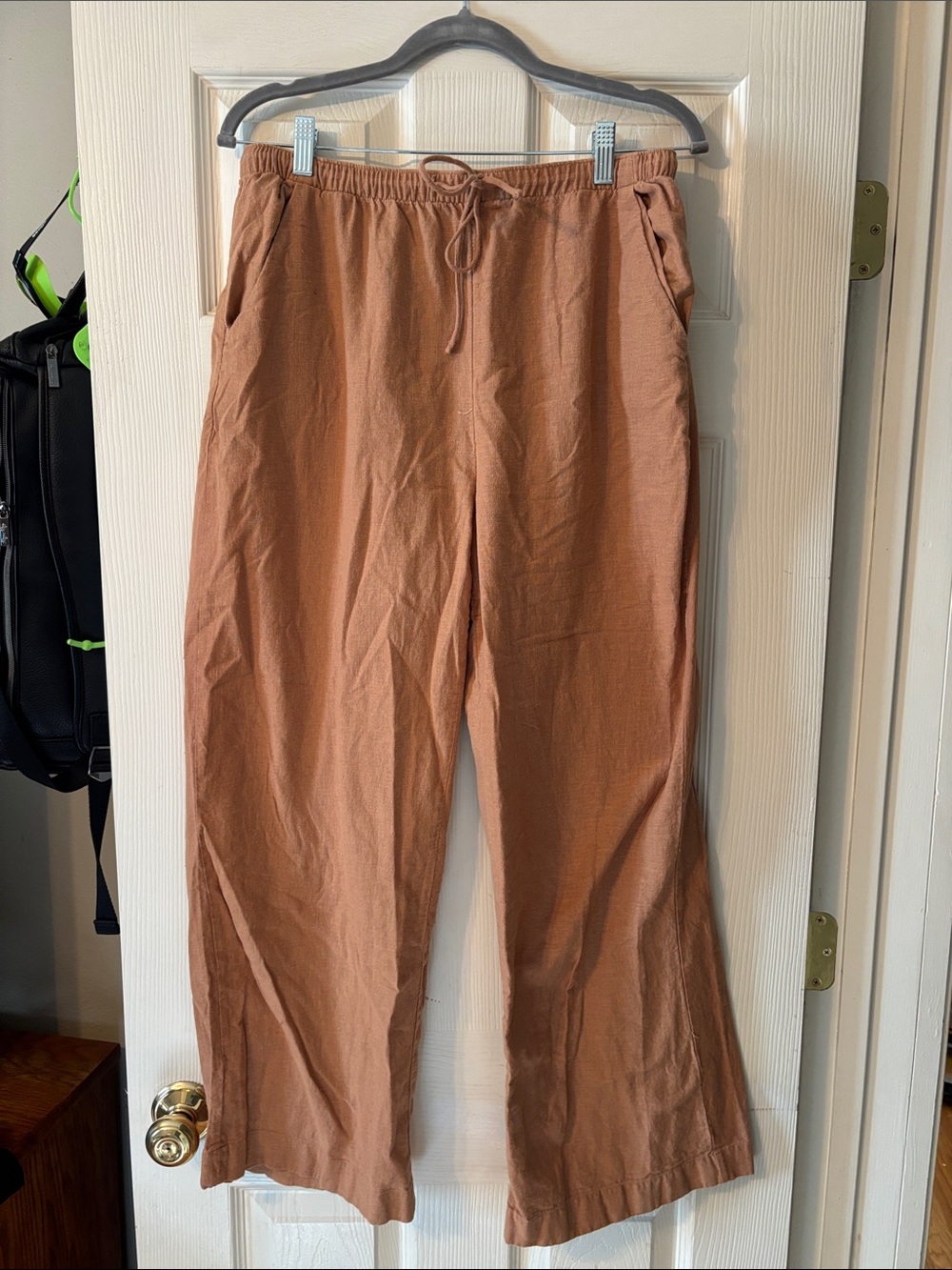 Women’s Relaxed Drawstring Linen Pants